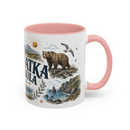 Kamchatka Peninsula Mug, Russia Travel Souvenir, Bucket List Gift, Accent Ceramic Coffee Mug 11oz 15oz