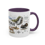 Shenandoah National Park Coffee Mug | Virginia Blue Ridge Hiking Autumn Gift | Accent Color Ceramic 11oz 15oz
