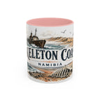 Skeleton Coast Mug, Namibia Travel Souvenir, Bucket List Gift, Accent Ceramic Coffee Mug 11oz 15oz