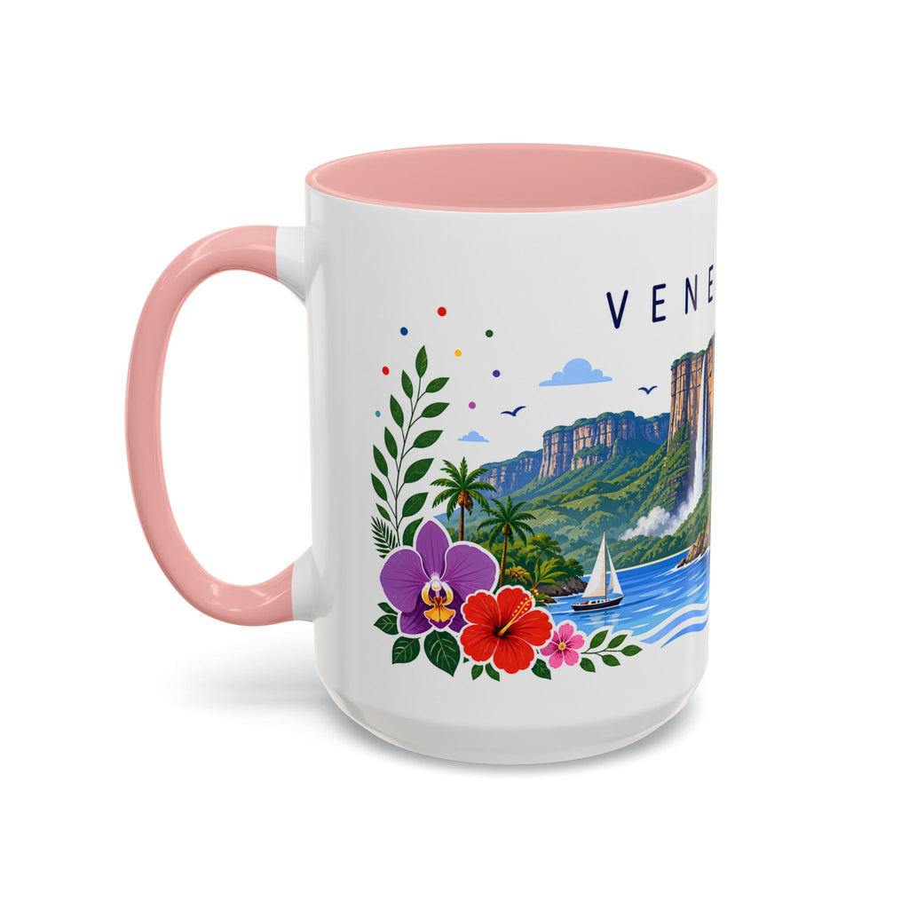 Venezuela Coffee Mug | Travel Souvenir Accent Mug | Place Gift Ceramic Cup 11oz 15oz