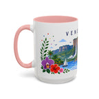 Venezuela Coffee Mug | Travel Souvenir Accent Mug | Place Gift Ceramic Cup 11oz 15oz