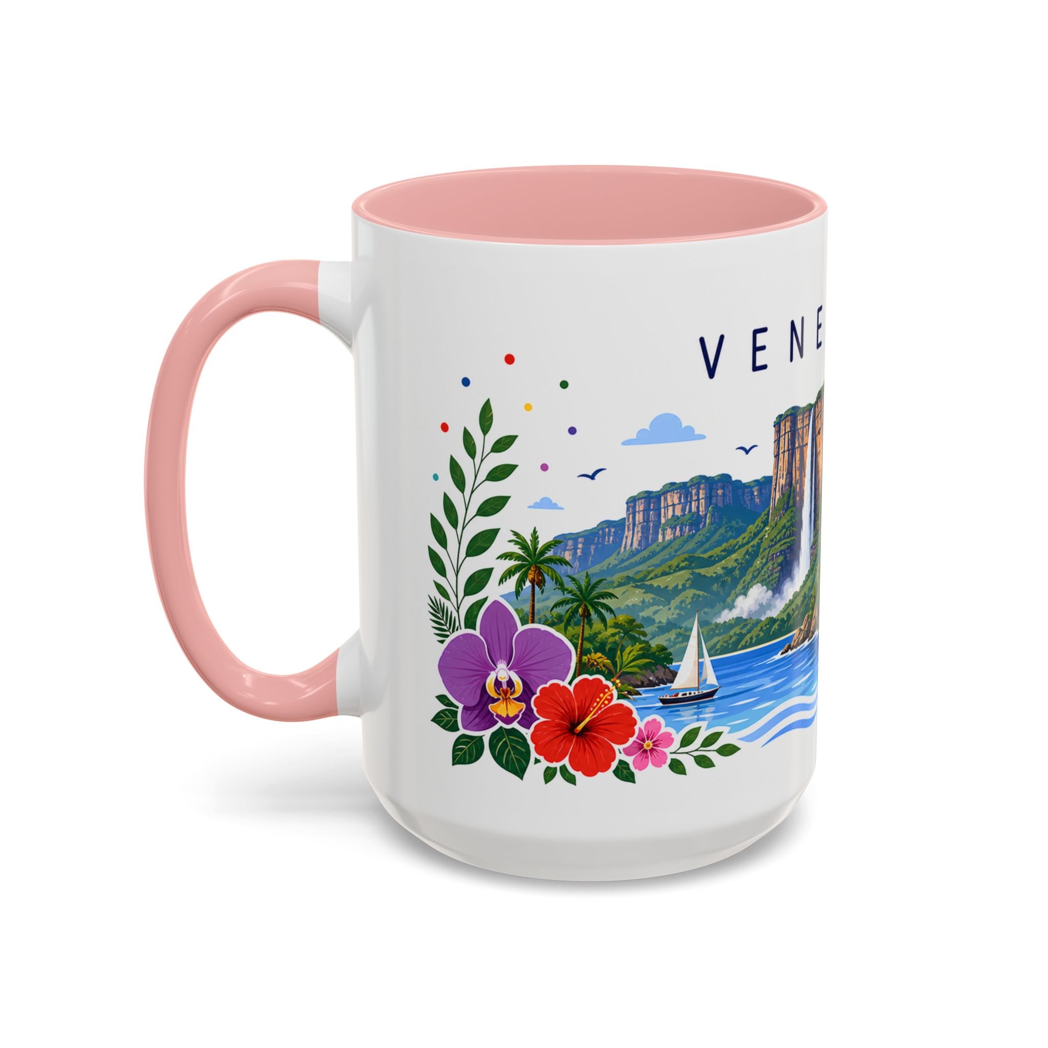 Venezuela Coffee Mug | Travel Souvenir Accent Mug | Place Gift Ceramic Cup 11oz 15oz