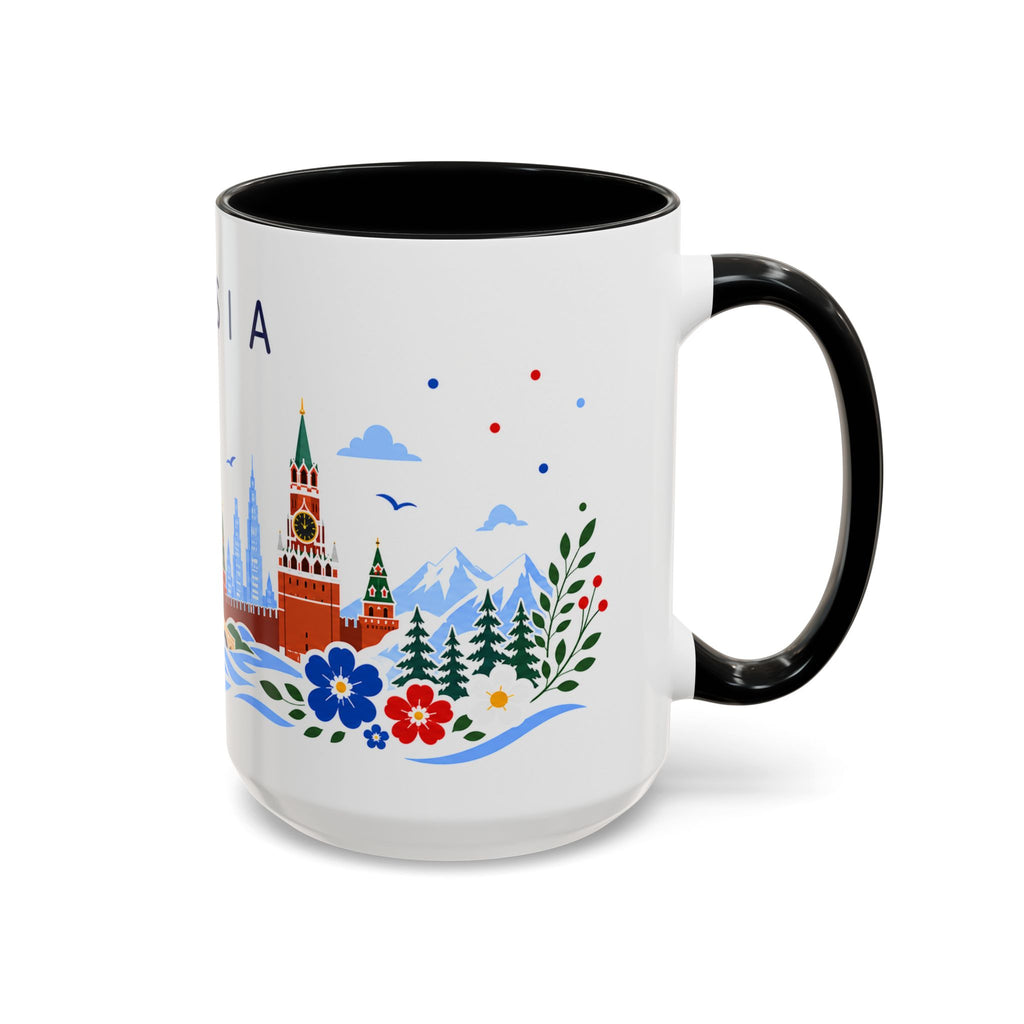 Russia Coffee Mug | Travel Souvenir Accent Mug | Place Gift Ceramic Cup 11oz 15oz