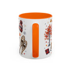 Maple Leaf Forever Coffee Mug | Canadian Pride Gift | Accent Color Ceramic 11oz 15oz