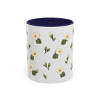 Arizona Saguaro cactus blossom Mug, State Flower Floral Coffee Cup, 11oz Botanical Gift