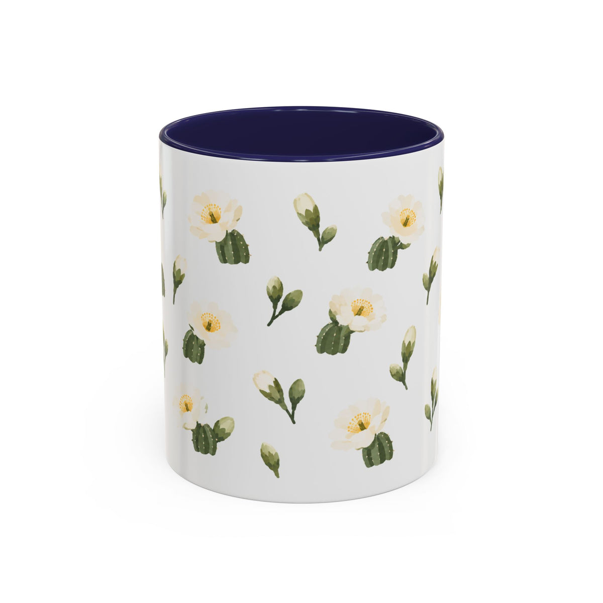 Arizona Saguaro cactus blossom Mug, State Flower Floral Coffee Cup, 11oz Botanical Gift