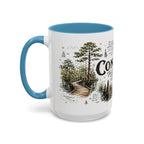 Congaree National Park Coffee Mug | South Carolina Forest Floodplain Gift | Accent Color Ceramic 11oz 15oz