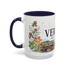 Vermont Home State Mug | Moving Away Gift | Long Distance Friendship Coffee Cup | 11oz 15oz Accent Mug