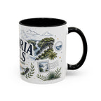 Victoria Falls Coffee Mug | Travel Destination Souvenir Gift | Accent Color Ceramic 11oz 15oz
