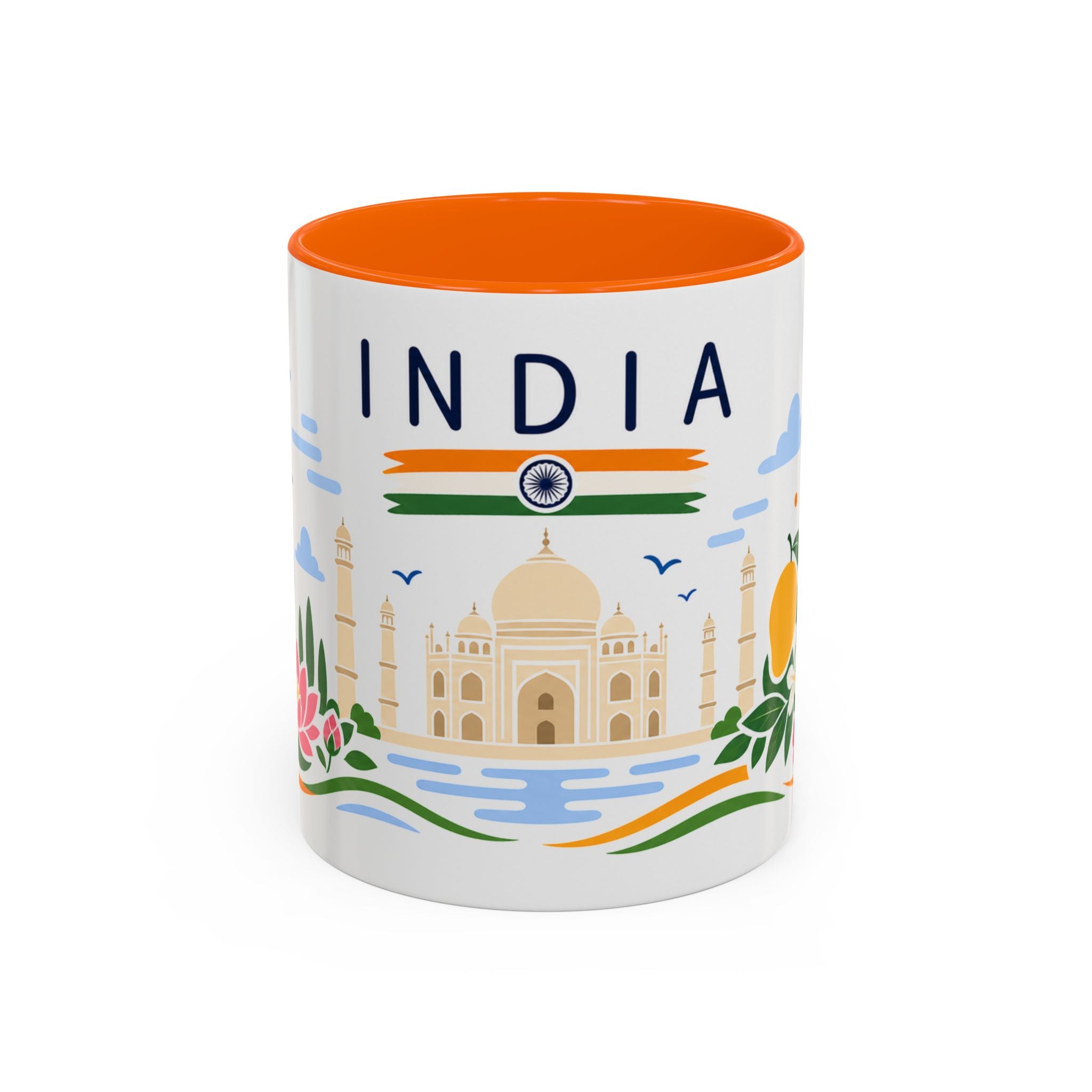 India Coffee Mug | Travel Souvenir Accent Mug | Country Gift Ceramic Cup 11oz 15oz