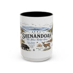 Shenandoah National Park Coffee Mug | Virginia Blue Ridge Hiking Autumn Gift | Accent Color Ceramic 11oz 15oz