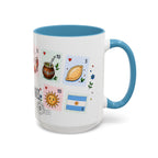 Buenos Aires Coffee Mug | Postage Stamp Collage Mug | Travel Souvenir Accent Cup 11oz 15oz