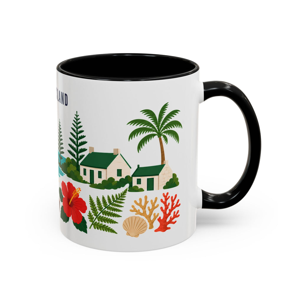 Norfolk Island Coffee Mug | Travel Souvenir Accent Mug | Country Gift Ceramic Cup 11oz 15oz