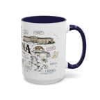 Vienna Coffee Mug | Austria Souvenir Travel Gift | Accent Color Ceramic 11oz 15oz