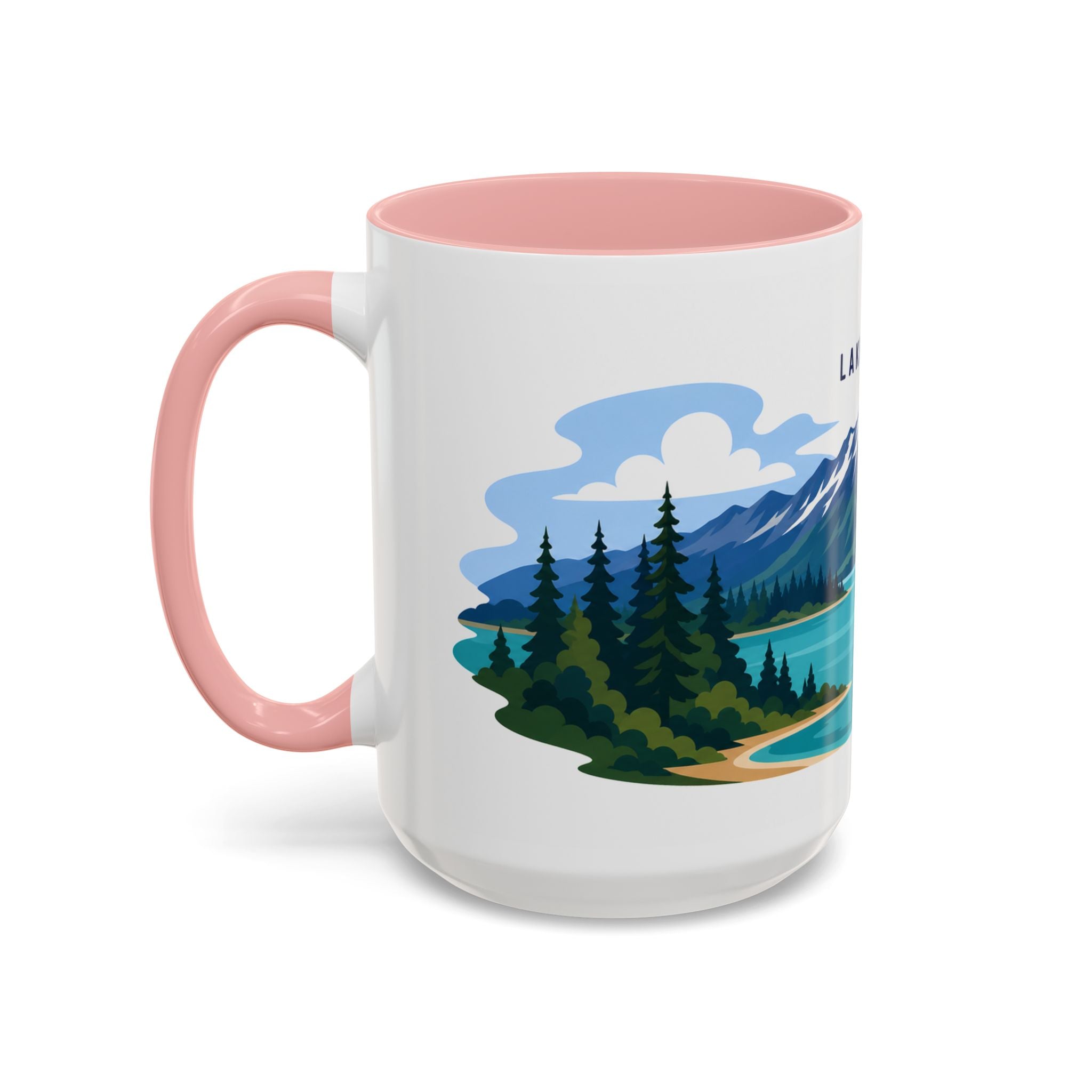 Lake Clark National Park Coffee Mug | Solid Color Block Park Souvenir | 11oz 15oz Accent Mug