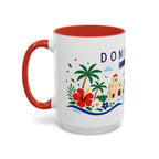 Dominican Republic Coffee Mug | Travel Souvenir Accent Mug | Country Gift Ceramic Cup 11oz 15oz