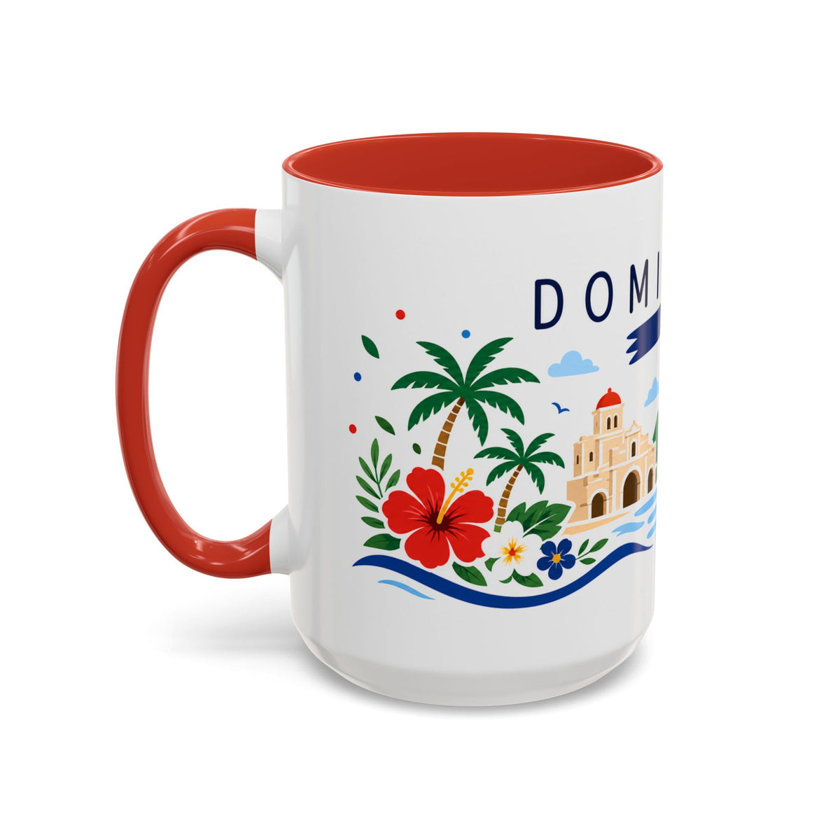 Dominican Republic Coffee Mug | Travel Souvenir Accent Mug | Country Gift Ceramic Cup 11oz 15oz