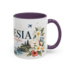 Indonesia Home Country Mug | Moving Away Gift | Long Distance Friendship | 11 oz 15 oz Accent Mug