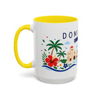 Dominican Republic Coffee Mug | Travel Souvenir Accent Mug | Country Gift Ceramic Cup 11oz 15oz