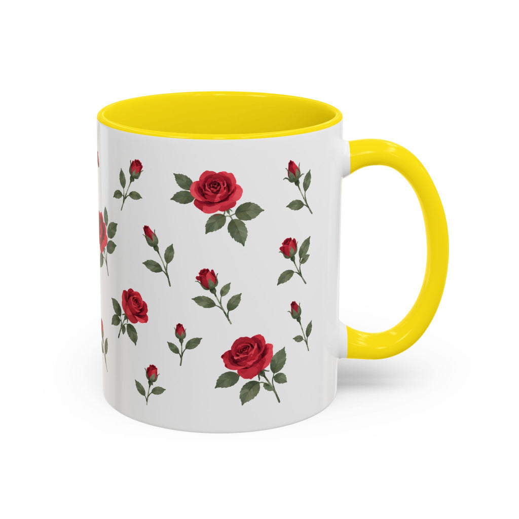 Oklahoma Oklahoma Rose Mug, State Flower Floral Coffee Cup, 11oz Botanical Gift