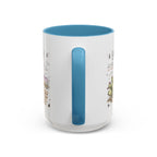 Saguaro National Park Coffee Mug | Arizona Desert Cactus Sunset Gift | Accent Color Ceramic 11oz 15oz
