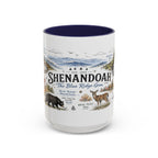 Shenandoah National Park Coffee Mug | Virginia Blue Ridge Hiking Autumn Gift | Accent Color Ceramic 11oz 15oz