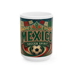 Mexico Soccer Spirit Coffee Mug | Soccer Fan Gift | Ceramic 11oz 15oz Match Day Cup
