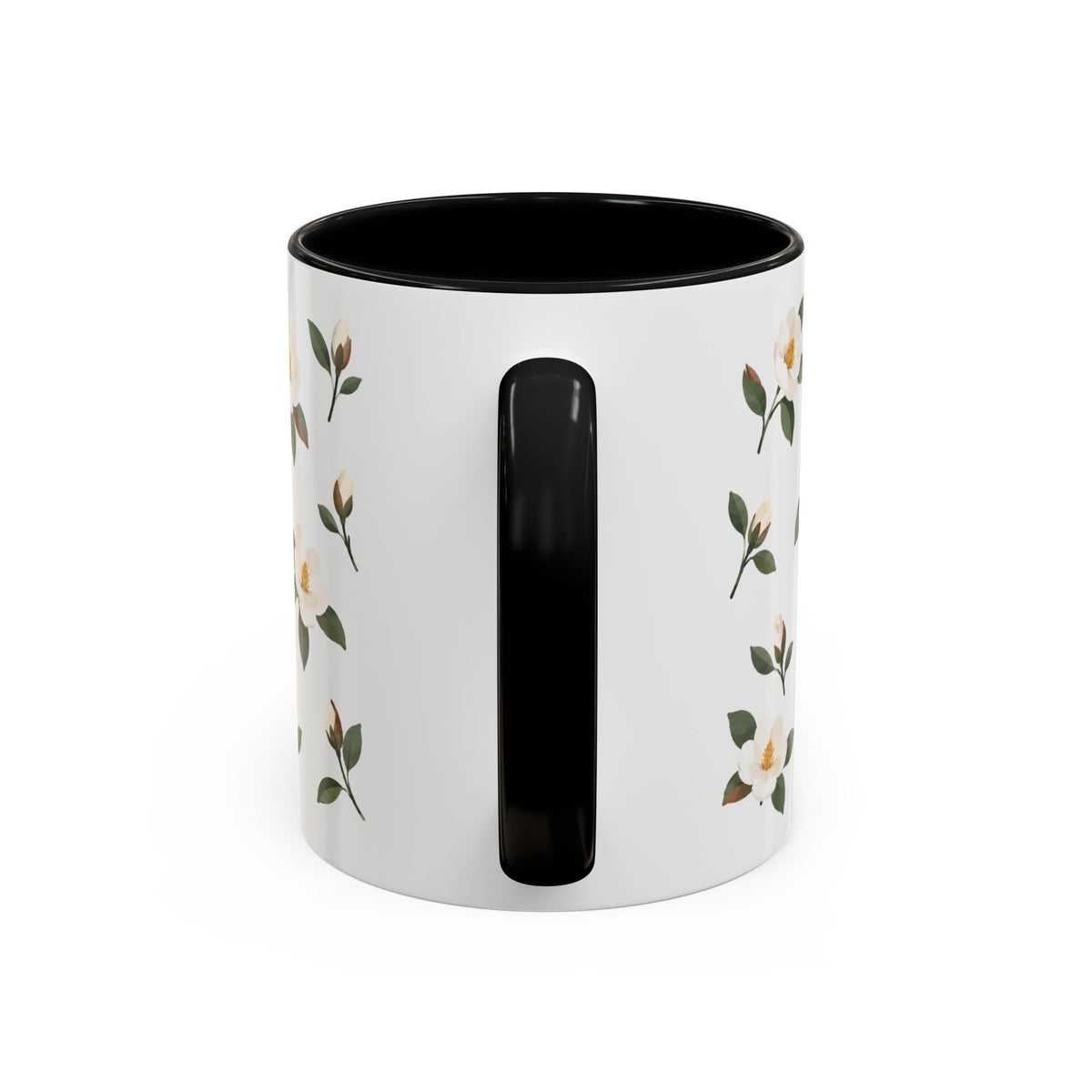 Louisiana Magnolia Mug, State Flower Floral Coffee Cup, 11oz Botanical Gift
