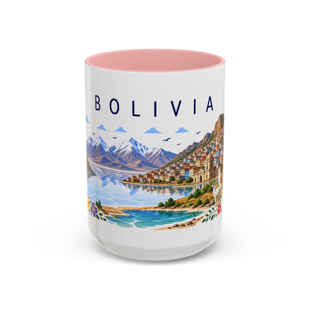 Bolivia Coffee Mug | Travel Souvenir Accent Mug | Place Gift Ceramic Cup 11oz 15oz