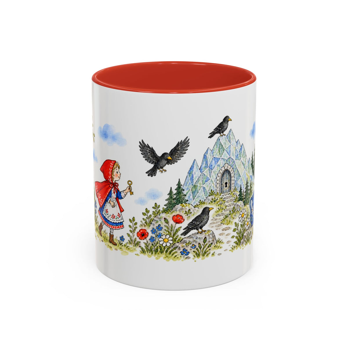 The Seven Ravens Mug | Storybook Fairy Tale Accent Coffee Mug | EveryLegend
