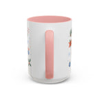 Woodland Christmas Mug | Deer Bird Watercolor Holiday Gift | Accent Cup 11oz 15oz