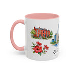 St. Louis Illustrated Travel Mug | City Souvenir Accent Coffee Mug | 11oz 15oz Ceramic Cup