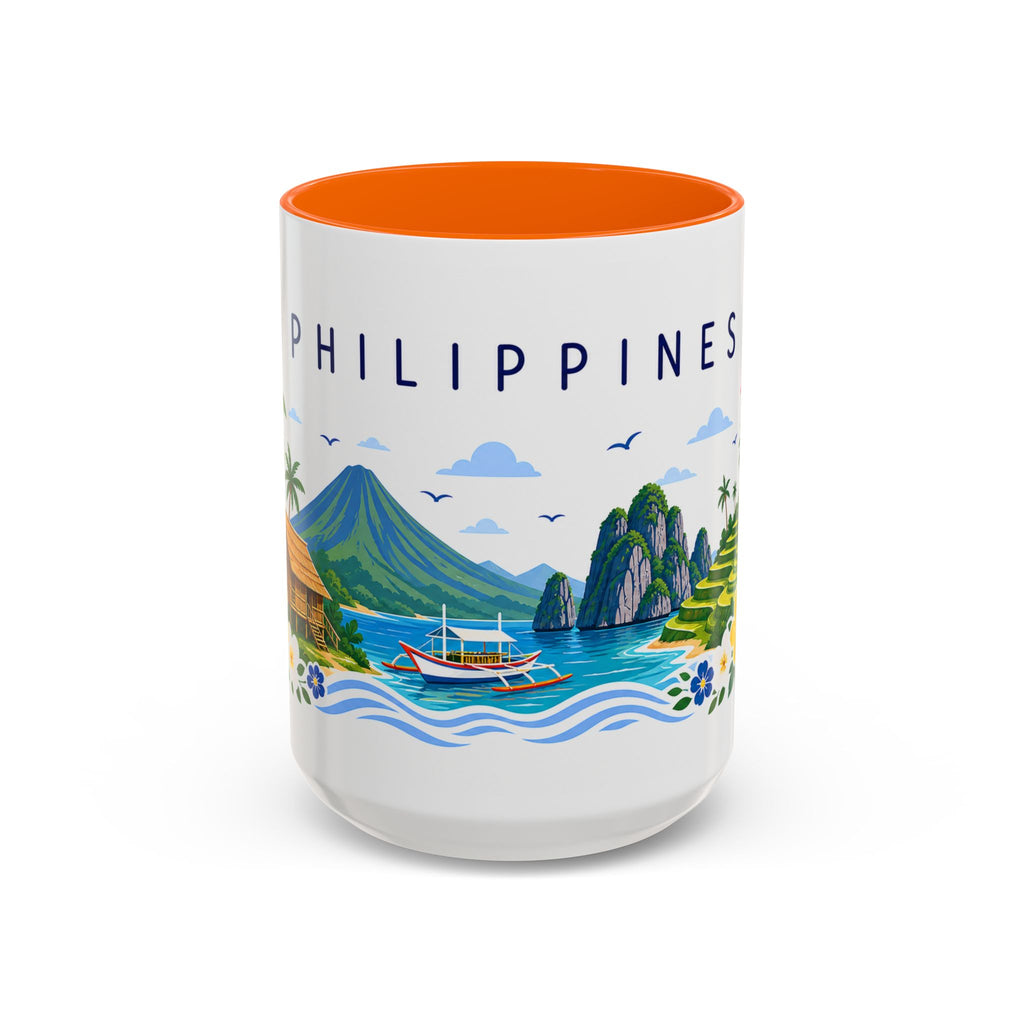 Philippines Coffee Mug | Travel Souvenir Accent Mug | Place Gift Ceramic Cup 11oz 15oz