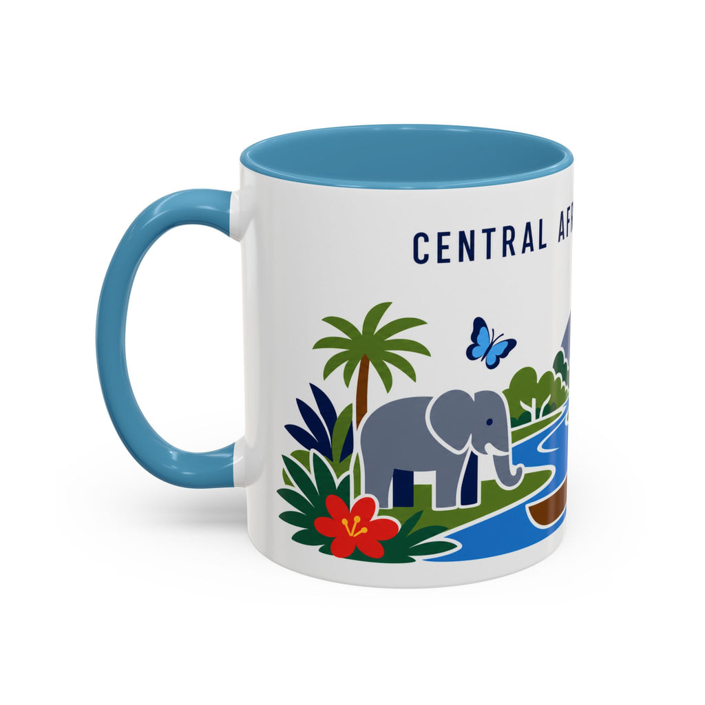 Central African Republic Coffee Mug | Travel Souvenir Accent Mug | Country Gift Ceramic Cup 11oz 15oz