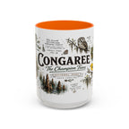 Congaree National Park Coffee Mug | South Carolina Forest Floodplain Gift | Accent Color Ceramic 11oz 15oz
