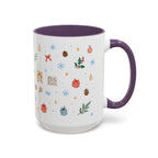 Dhaka Christmas Mug | Watercolor Travel Souvenir | Holiday Gift | Accent Ceramic Coffee Cup 11oz 15oz