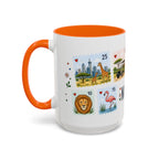 Nairobi Coffee Mug | Postage Stamp Collage Mug | Travel Souvenir Accent Cup 11oz 15oz