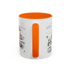 Paris Coffee Mug | France Souvenir Travel Gift | Accent Color Ceramic 11oz 15oz