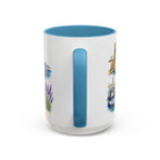 Marseille Illustrated Travel Mug | City Souvenir Accent Coffee Mug | 11oz 15oz Ceramic Cup