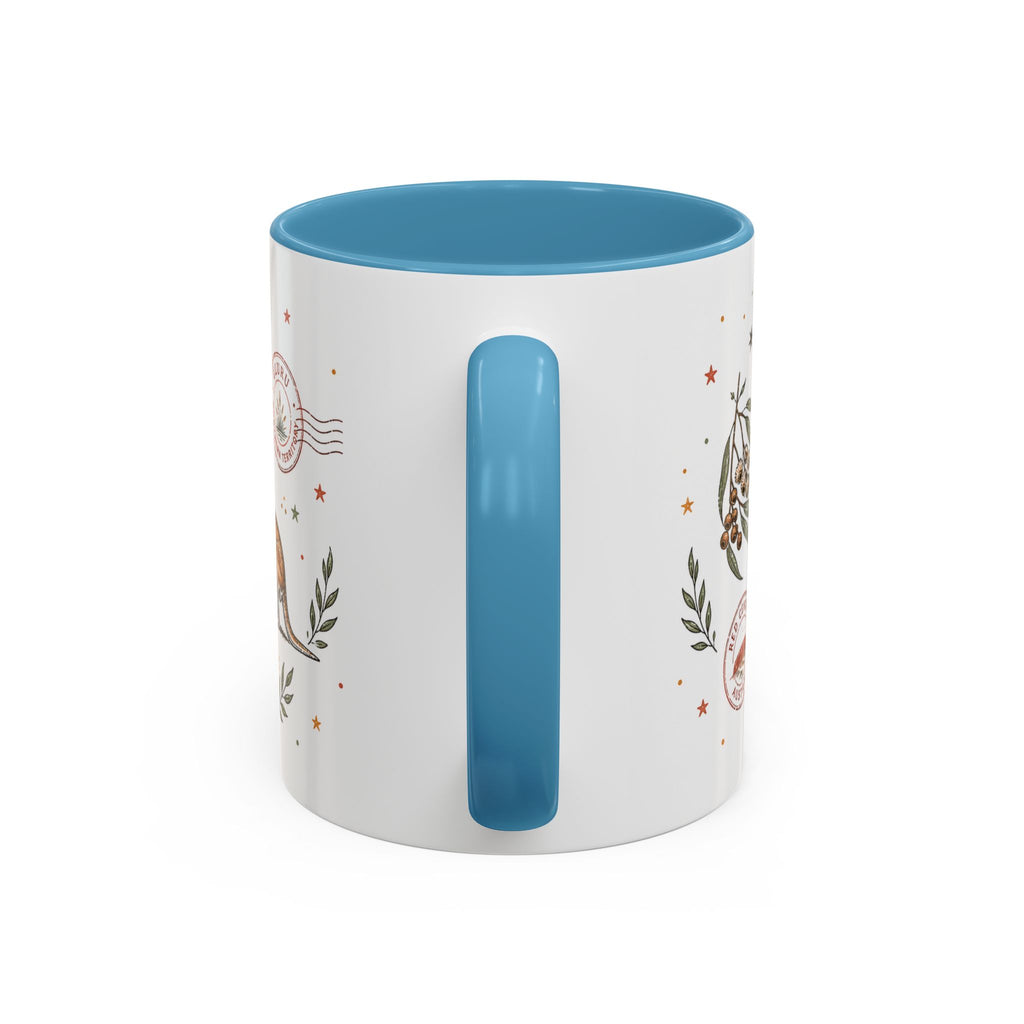 Uluru Coffee Mug | Travel Destination Souvenir Gift | Accent Color Ceramic 11oz 15oz