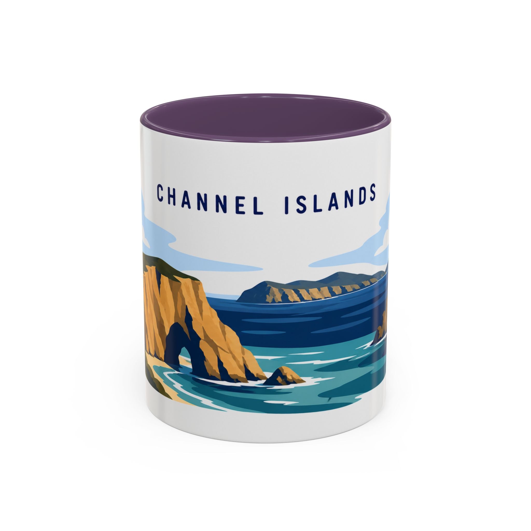 Channel Islands National Park Coffee Mug | Solid Color Block Park Souvenir | 11oz 15oz Accent Mug