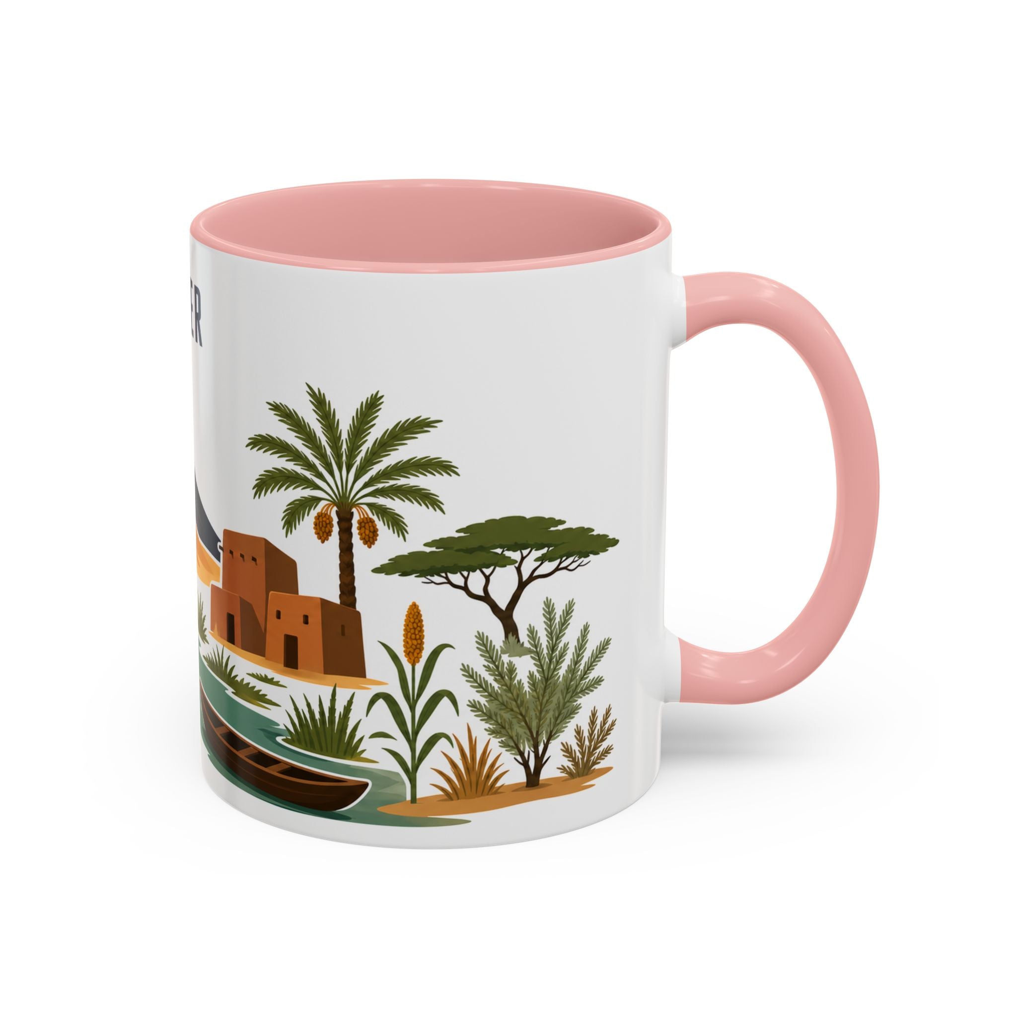 Niger Coffee Mug | Travel Souvenir Accent Mug | Country Gift Ceramic Cup 11oz 15oz