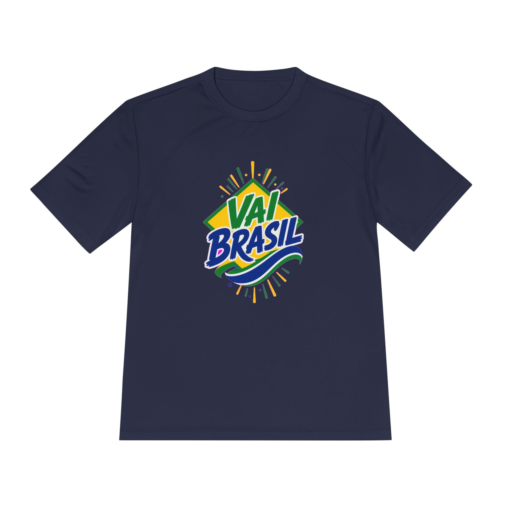 Brazil Soccer T Shirt, Vai Brasil Tee, World Football Fan Shirt, Moisture Wicking Sport Tee
