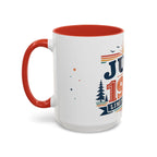 Custom Retro Birthday Mug | Personalized Month Year Gift (11oz 15oz)