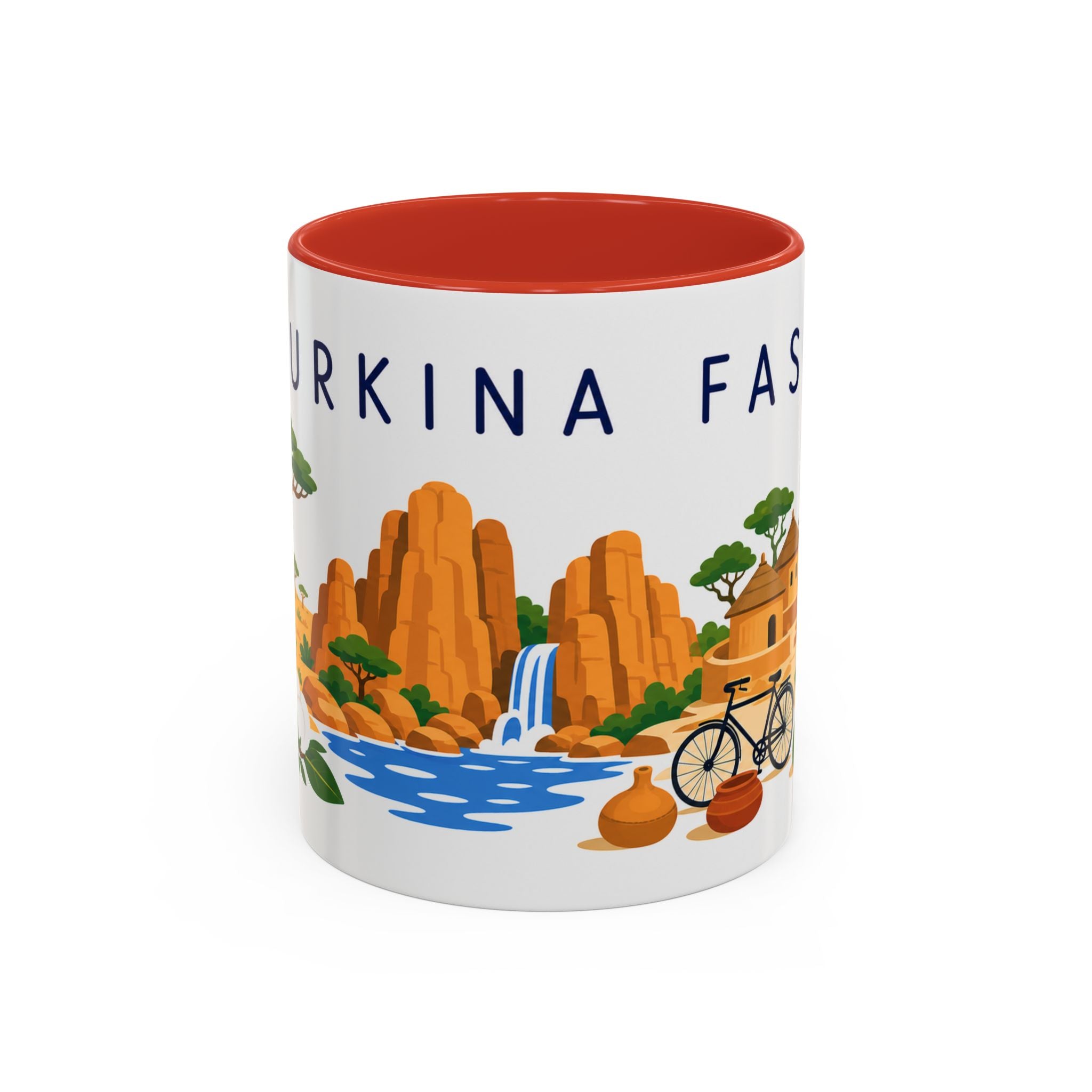 Burkina Faso Coffee Mug | Travel Souvenir Accent Mug | Country Gift Ceramic Cup 11oz 15oz