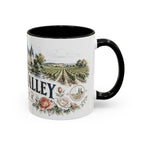 Loire Valley Mug, France Travel Souvenir, Bucket List Gift, Accent Ceramic Coffee Mug 11oz 15oz