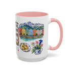 Innsbruck Illustrated Travel Mug | City Souvenir Accent Coffee Mug | 11oz 15oz Ceramic Cup