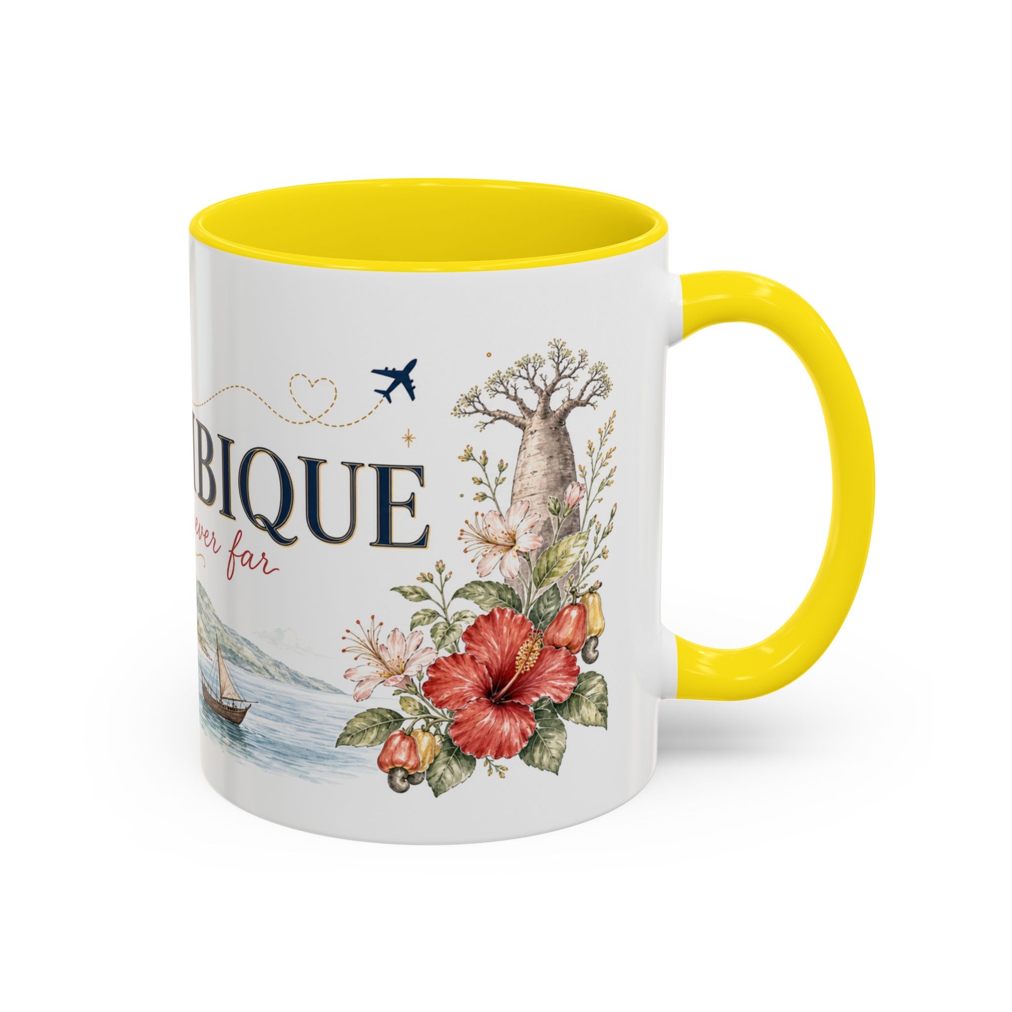 Mozambique Home Country Mug | Moving Away Gift | Long Distance Friendship | 11 oz 15 oz Accent Mug