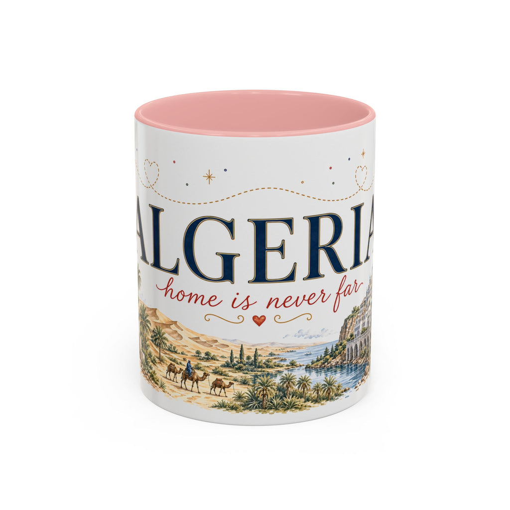 Algeria Home Country Mug | Moving Away Gift | Long Distance Friendship | 11 oz 15 oz Accent Mug