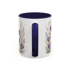 South Dakota State Map Mug | Botanical Accents, Homesick Gift (11oz or 15oz)